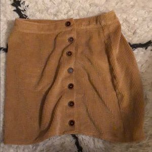Corduroy skirt